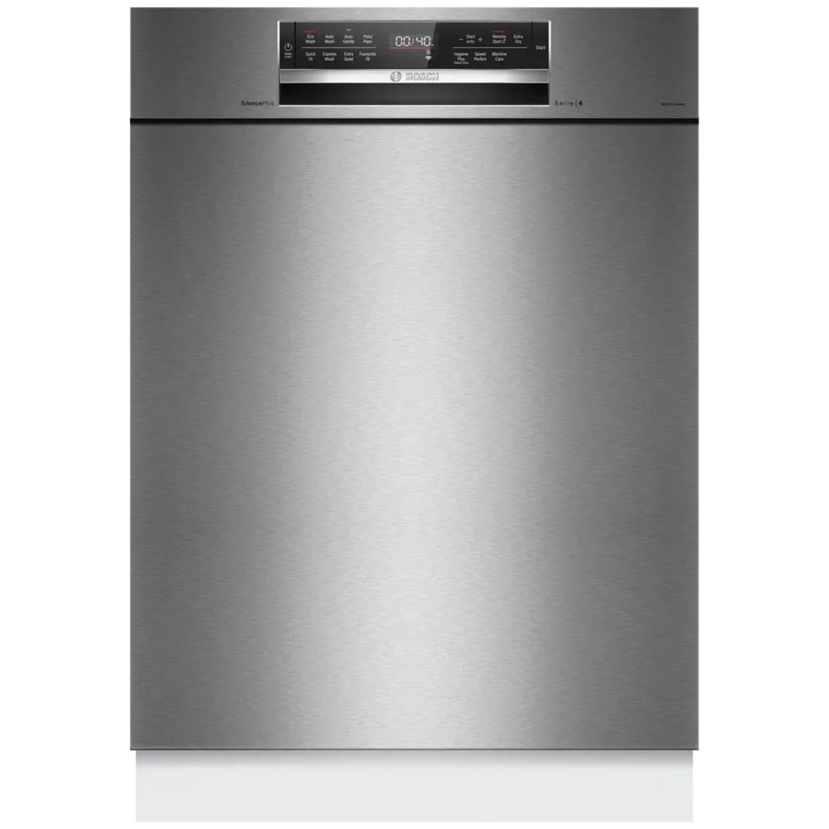 Bosch 60cm Series 6 Built Under Stainless Steel Dishwasher SMU6HCS01A