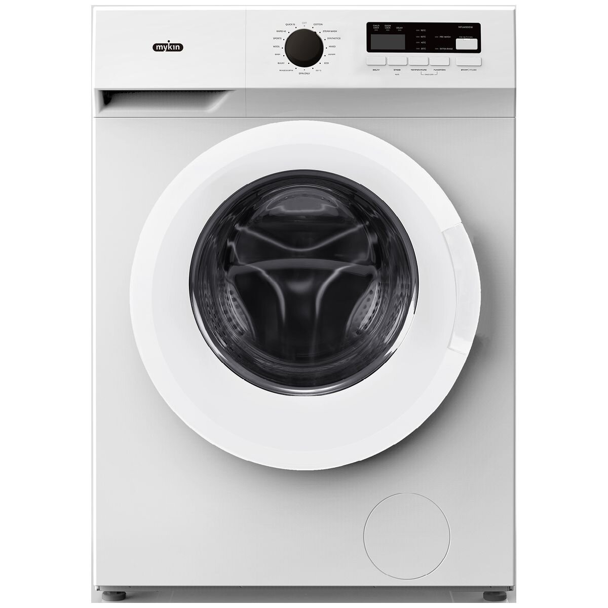 Mykin 8kg Front Load Washing Machine White MFLW800W