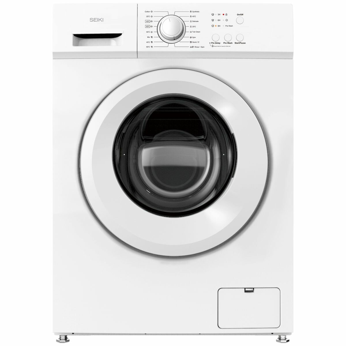 Seiki 6kg Front Load Washing Machine SC-600AU7FL
